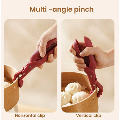 Silicone Anti-Scald Plate and Bowl Clip Lifter for Hot Dishes