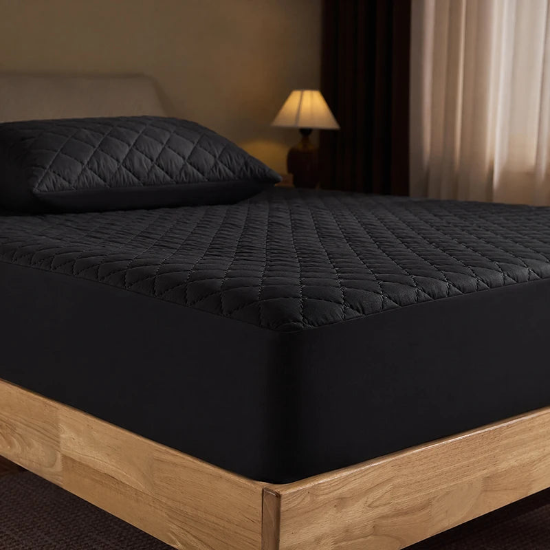 California King Waterproof Fitted Sheet | Soft Plush Noiseless Deep Pocket | Machine Washable