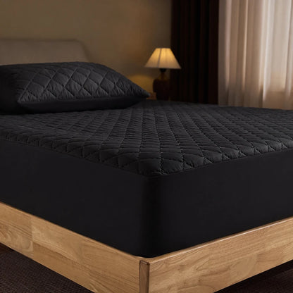 California King Waterproof Fitted Sheet | Soft Plush Noiseless Deep Pocket | Machine Washable