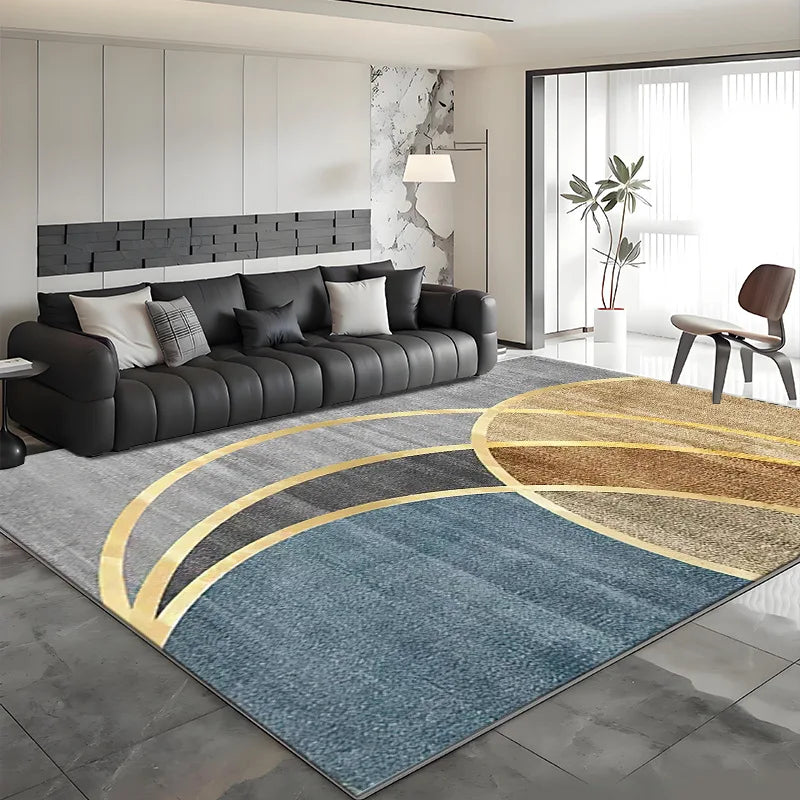 VIKAMA Nordic Dirt-Resistant Area Rug – Non-Slip Soft Carpet for Living Room, Sofa & Bedroom