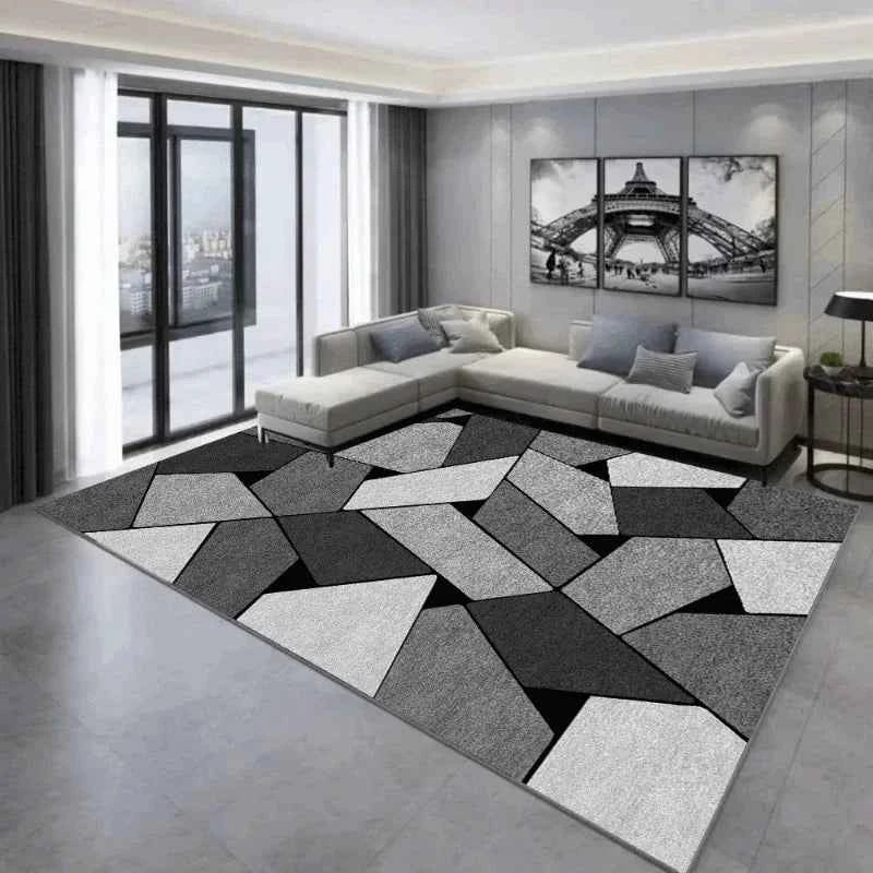 Nordic Geometric Carpet for Living Room Modern Luxury Decor Sofa Table Large Area Rugs Bathroom Mat Alfombra Para Cocina Tapis