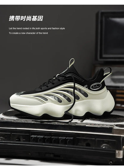 Men’s Casual Breathable Fashion Sneakers — Lightweight Running Shoes