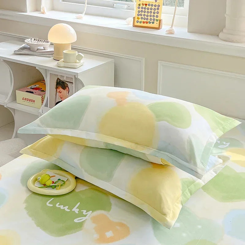 Plaid Envelope Pillowcase Set, 2-Piece, 48x74cm