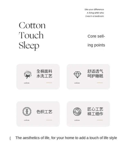 Pillowcase Envelope Style Plaid Couples Plain Ins 48x74cm 100% Pure Cotton Home Textile Household Bedroom Throw Pillow Case