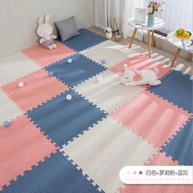 16pcs Foam Baby Play Mat Puzzle Mat Kids Interlocking Exercise Tiles Rugs Puzzle Floor Tiles Toy Carpet Soft Carpet 30*30*1cm