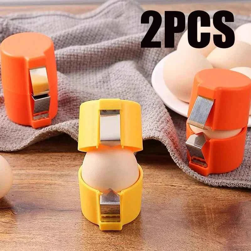 Hot-selling Egg Shell Cutter Eggbeater Raw Egg Separator Handheld Eggshell Opener Portable Kitchen Baking Tool