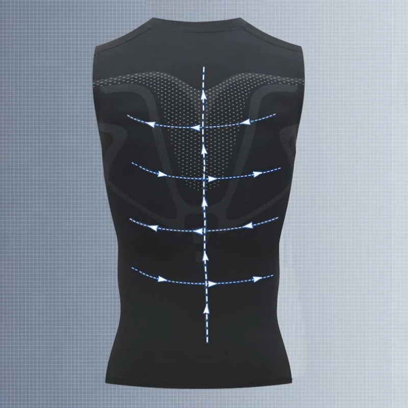 Men’s Compression Tank Top — Quick-Dry Gym Muscle Vest