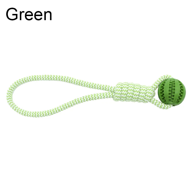 Bite-Resistant Cotton Rope Treat Ball for Dogs