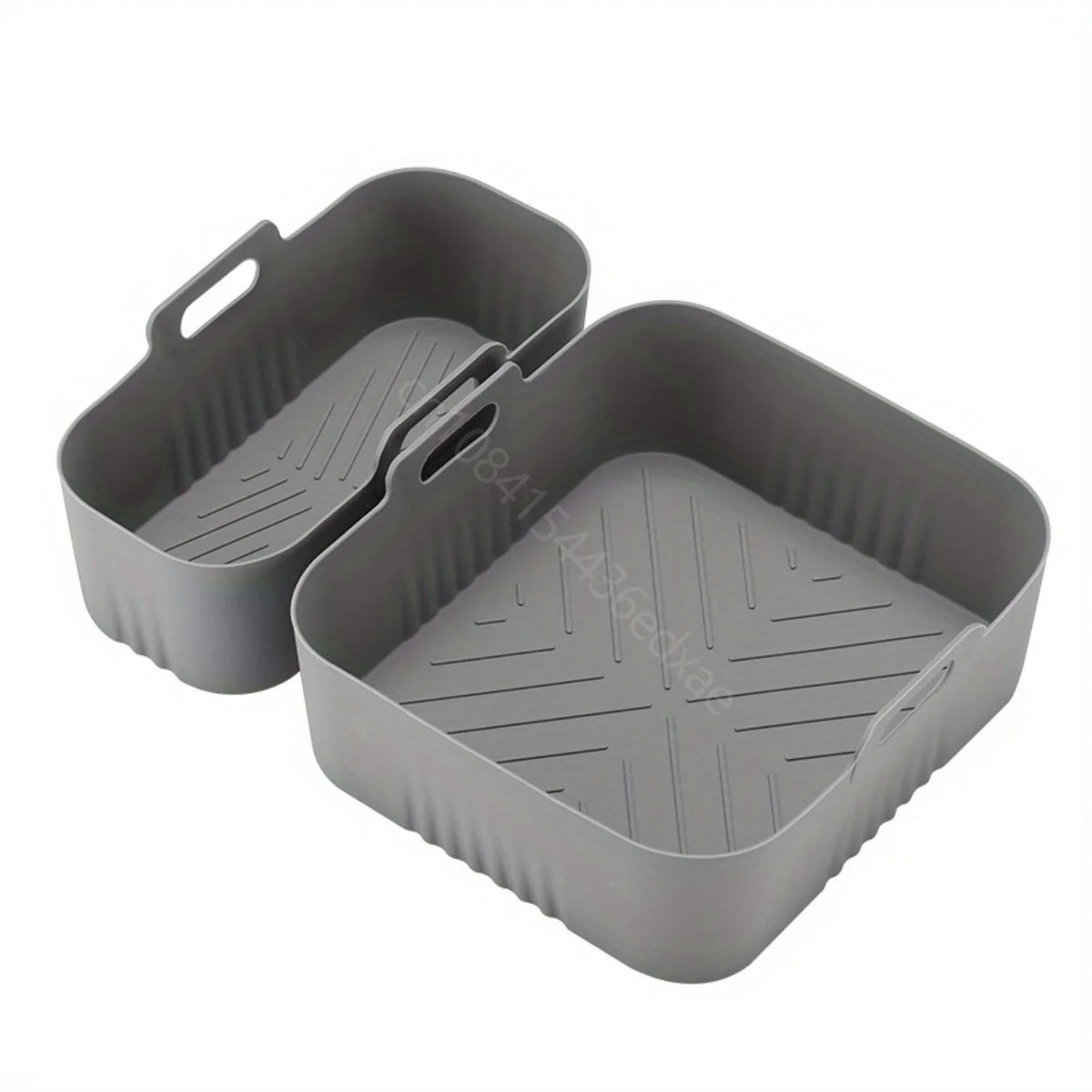 Air Fryer Silicone Liner for Philips Dual Basket Air Fryer NA350 Series 6L/3L Reusable Dual Airfryer Liner Air Fryer Accessories