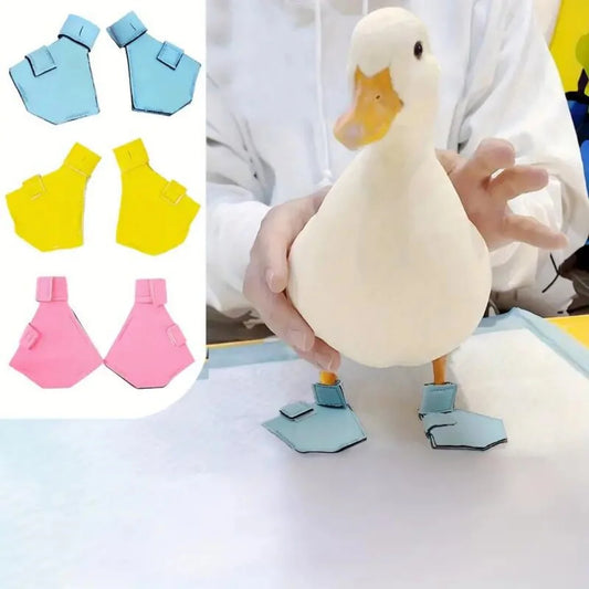 Bottes de protection pour animaux de compagnie (canard et oiseau) – Ensemble de couvre-pieds mignons pour oie