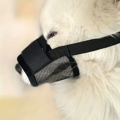 Soft Breathable Mesh Muzzle for Dogs