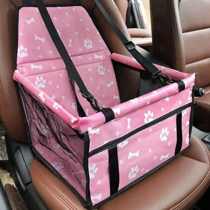 Elevated Dog Booster Car Seat, Adjustable Safety Strap