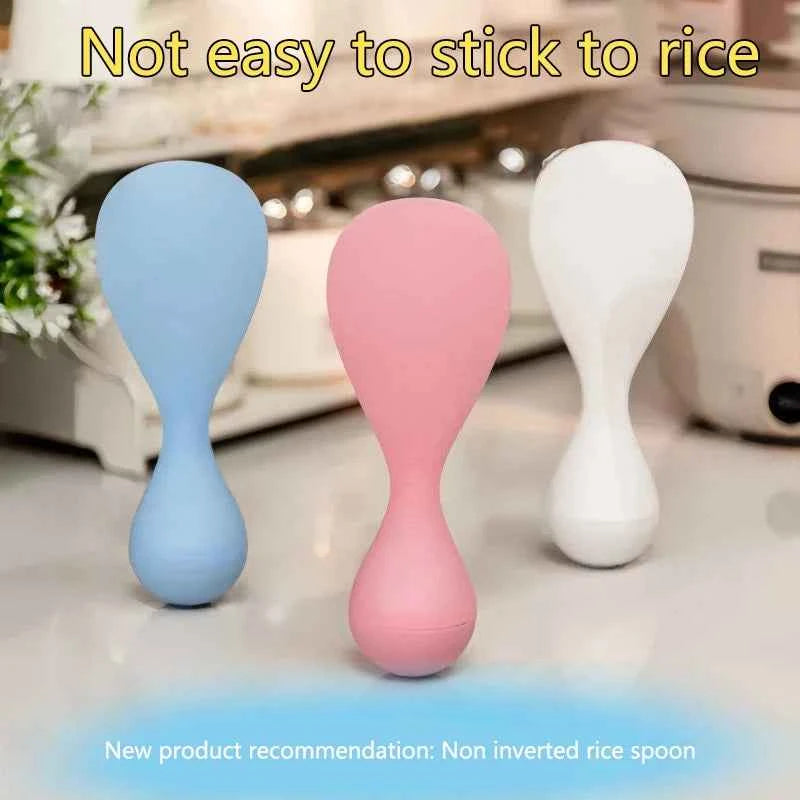 Plastic Rice Spoon Home Kitchen Non Stick Standing Paddles For Cooking Every Time Kitchen Items Cookware