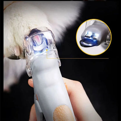 Professional Pet Nail Clippers with LED Light