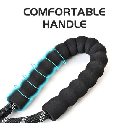 Heavy-Duty Reflective Dog Leash with Padded Handle