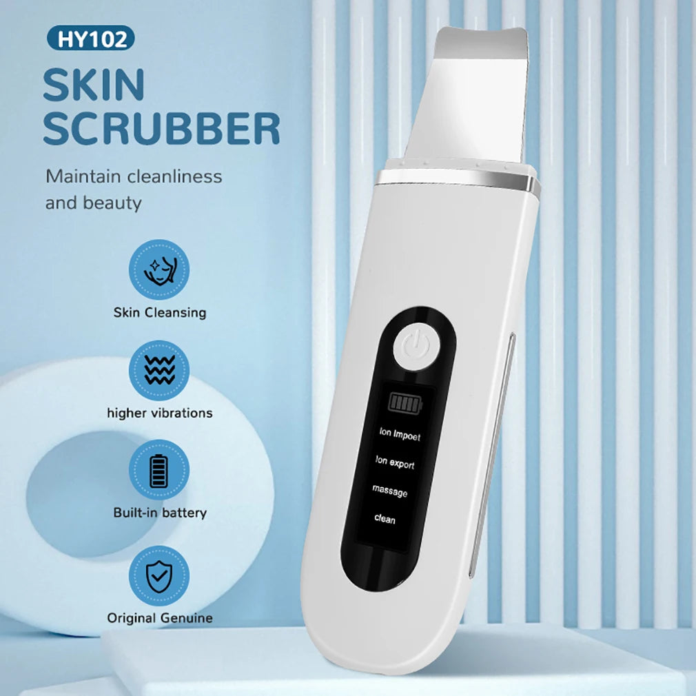 4-in-1 Ultrasonic Skin Scrubber, Ion Cleansing