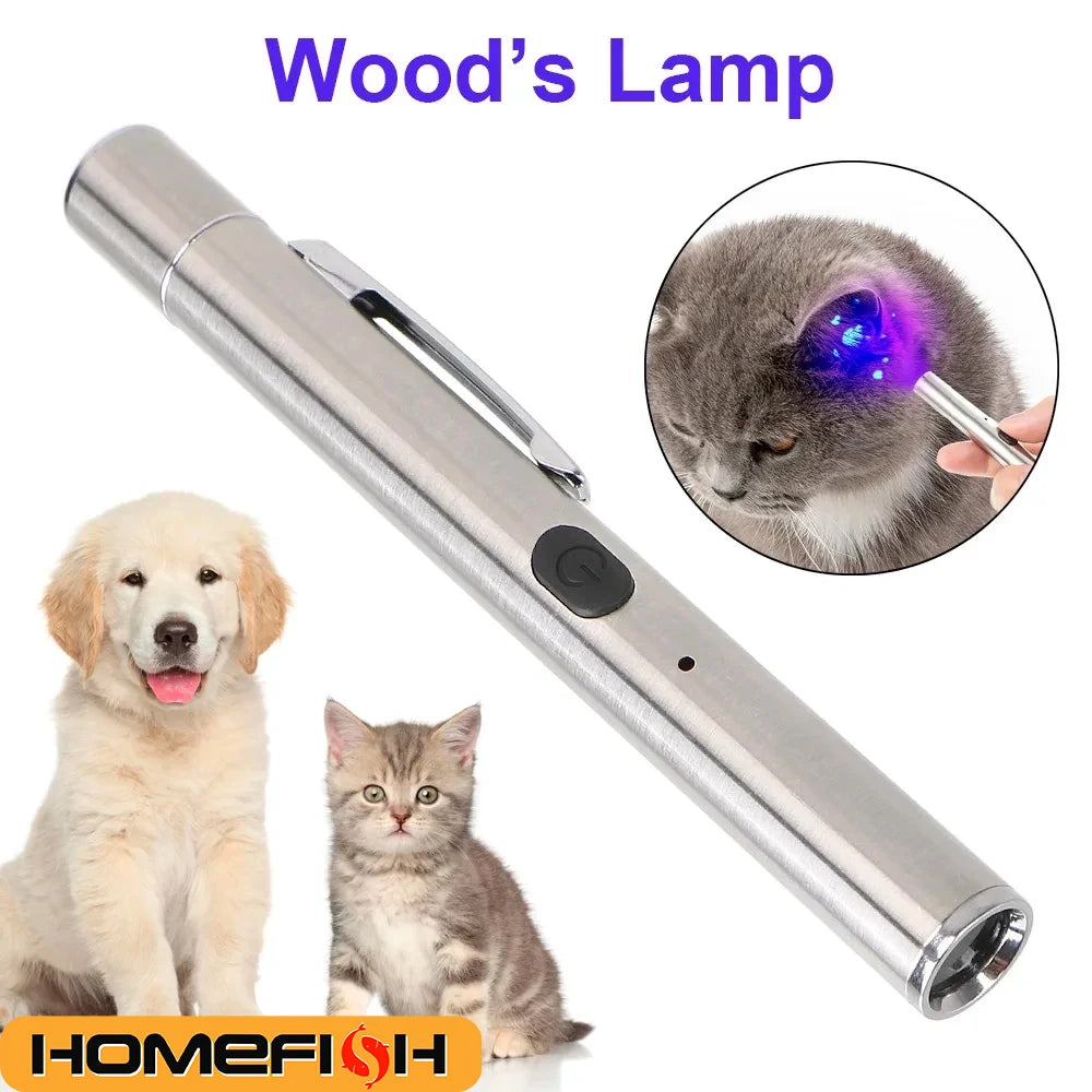 365nm UV Veterinary Wood's Lamp for Pet Fungus Detection
