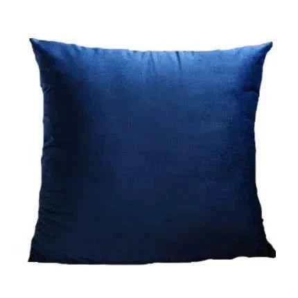 Velvet Cushion Cover Blue Home Decor Items Creative Decorative Pillows for Sofa Bed Living Room Personalized Gifts 40*40cm
