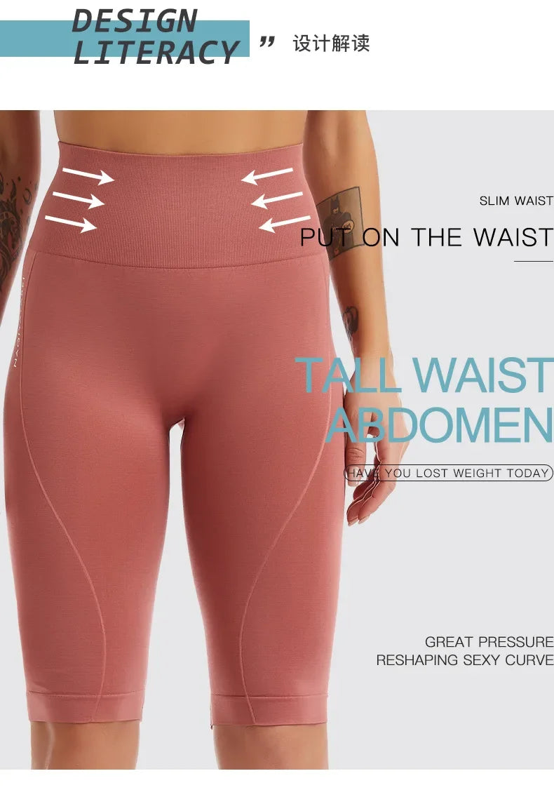 Women’s Body Sculpting High Waist Yoga Pants — Quick-Dry Running Leggings