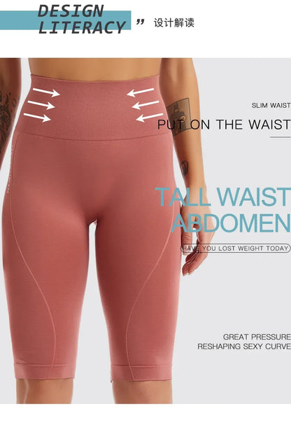 Women’s Body Sculpting High Waist Yoga Pants — Quick-Dry Running Leggings