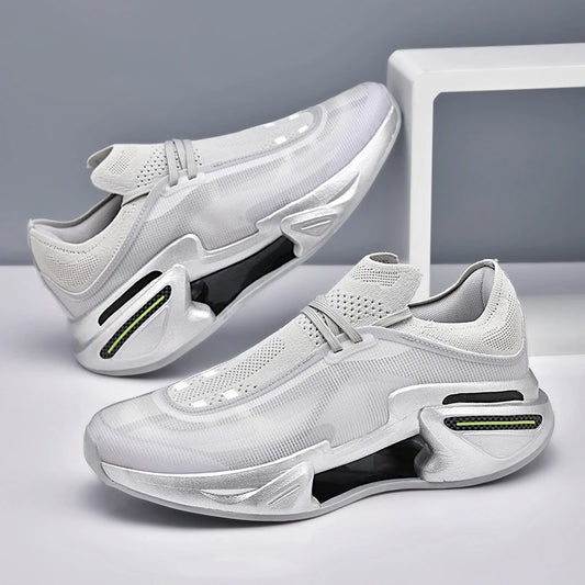 Men Basketball Shoes Breathable Outdoor Mesh Sports Shoes 2025 New Anti Slip Rebound Flat Basketball Boots for Men
