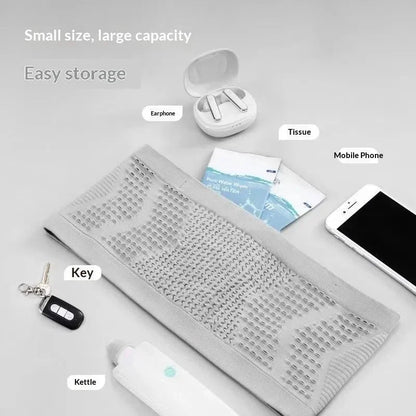 Seamless Invisible Running Waist Belt Bag Gym Bags Fitness Jogging Cycling Flat Fanny Pack Travel for Unisex Sports Phone Bags