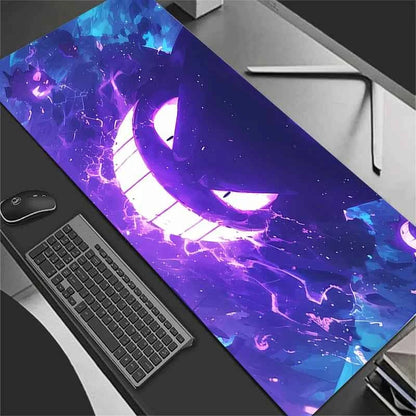 90x40cm Mouse Pad Gamer Large Computer Notebook Pc Mousepad xxl Carpet Gaming Accessories P-Pokemons G-Gengar Keyboard Desk Mat