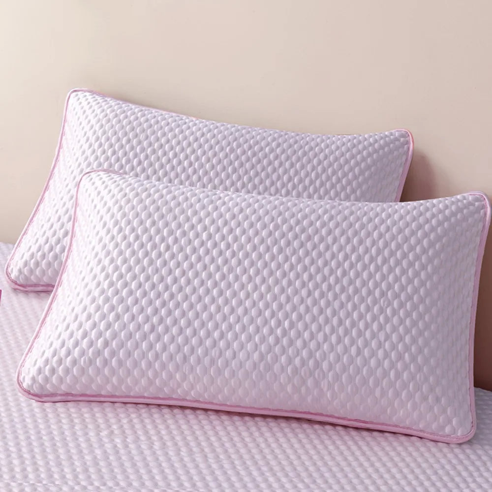 Cotton Anti-Mite Pillow Protector, Half-Pack Grey