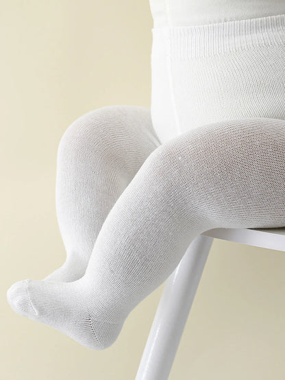 New Baby Girls Pantyhose Newborn Elastic Waist Solid Color Stockings Slim Fit Socks Tights for Casual Daily