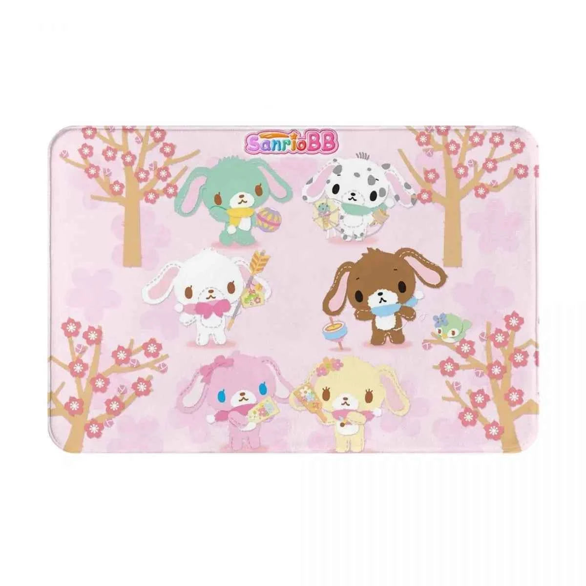 Sugarbunnies Carpet Non-slip Doormat Floor Mat Antiwear Rug for Kitchen Entrance Home Bedroom Cute Footpad Mats Home Decoration