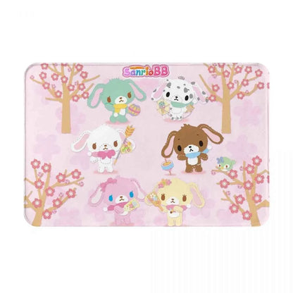 Sugarbunnies Carpet Non-slip Doormat Floor Mat Antiwear Rug for Kitchen Entrance Home Bedroom Cute Footpad Mats Home Decoration