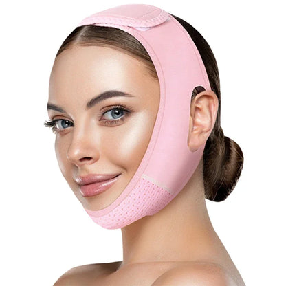 Reusable V-Shape Facial Support Strap