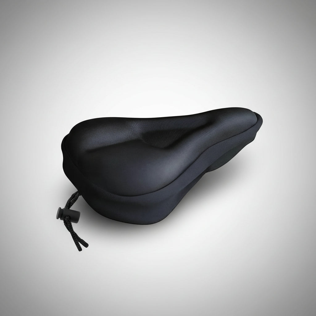 Bicycle Saddle 3D Bike Seat Cover Padded Wide Gel Soft Pad Exercise Bike Seat Cushion Wide Foam Mountain Bicycle Seat Cushion