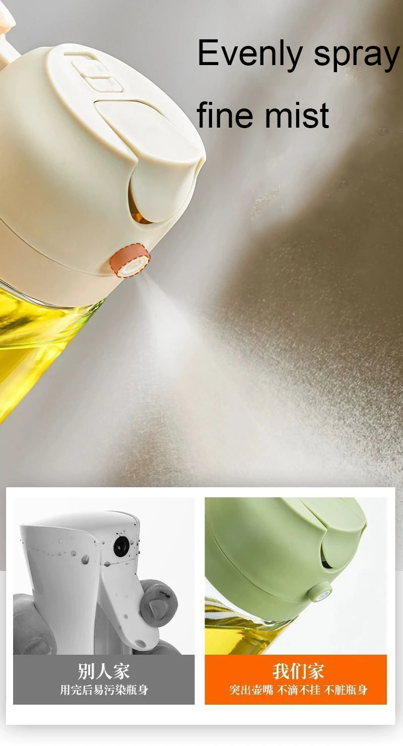 2-in-1 Oil Sprayer & Basting Brush for Cooking