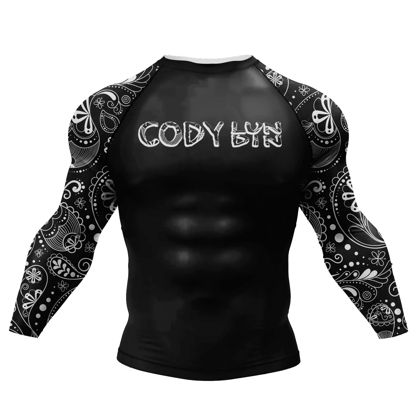 Cody Lundin Designer Men Cool Sports Shirts Jiu jitsu gi Rashguard Upf 50+ Cycling Running Tops Tattoo Compression Gym T-shirts