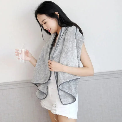 Thickened Bath Towels for The Body Microfiber Towel for Gym Shower Robe for Spa Beath Home