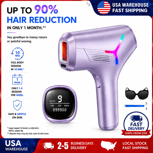 IPL Hair Reduction Device, 5.2cm² Window, 9 Levels