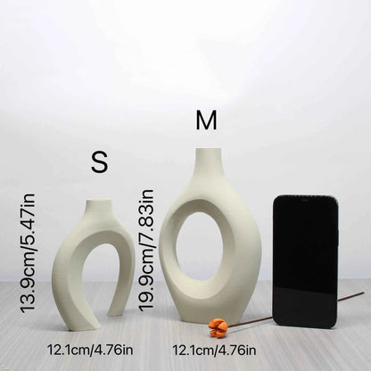 A Set of Bohemian Style Art Vases, Home Decoration Vases, Perfect Choice for Home and Office Decoration, Suitable for Living Room, Bedroom and Wedding Center Furnishings