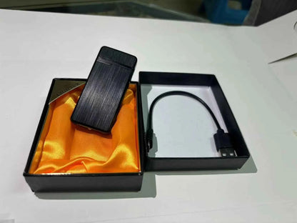 Plasma Dual ARC Touch Sensitive Lighter USB Rechargeable Windproof Flameless Lighter Gift for Men