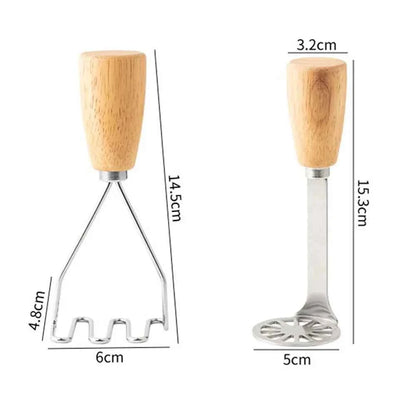 Mud Press Masher Puree Juice Maker For Baby Food Supplement Stainless Steel Potatoes Crusher Pusher Fruit Tools Kitchen Gadget