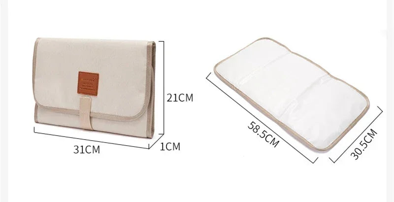 Nappy Diaper Changing Mat Waterproof Floor Change Play Mat Baby Portable Foldable Washable Compact Travel