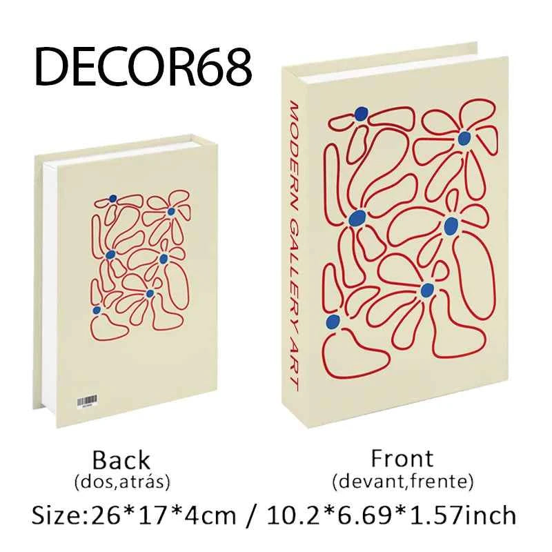 Decorative Faux Books Storage Box Coffee Table Hotel Bedroom Living Room Bookshelf Home Decor Interior Aesthetics Shooting Props