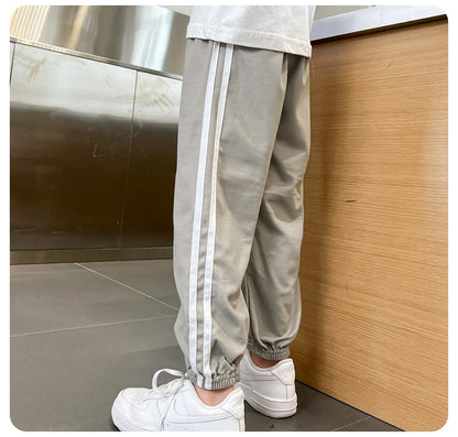 1/3 Pieces Children's Summer Solid Color Basic Sports Pants Boys Casual Joker Elastic Waist Girl Sweet and Lovely Mosquito Pants