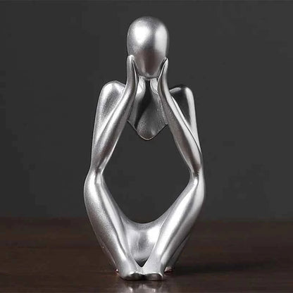 Home décor Nordic Style Left and Right Thinking Character Personalized home accessories Abstract Resin Craft Ornament Room décor