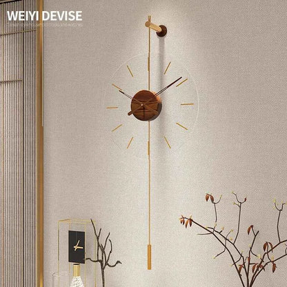 Living Room  Home Fashion Wall Clock Nordic Wall Clock Modern Simple Creative TV Background Wall Decoration