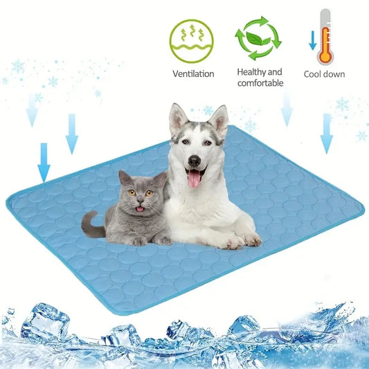 Tapis rafraîchissant pour chien – Couverture rafraîchissante d'été extra large pour chiens et chats