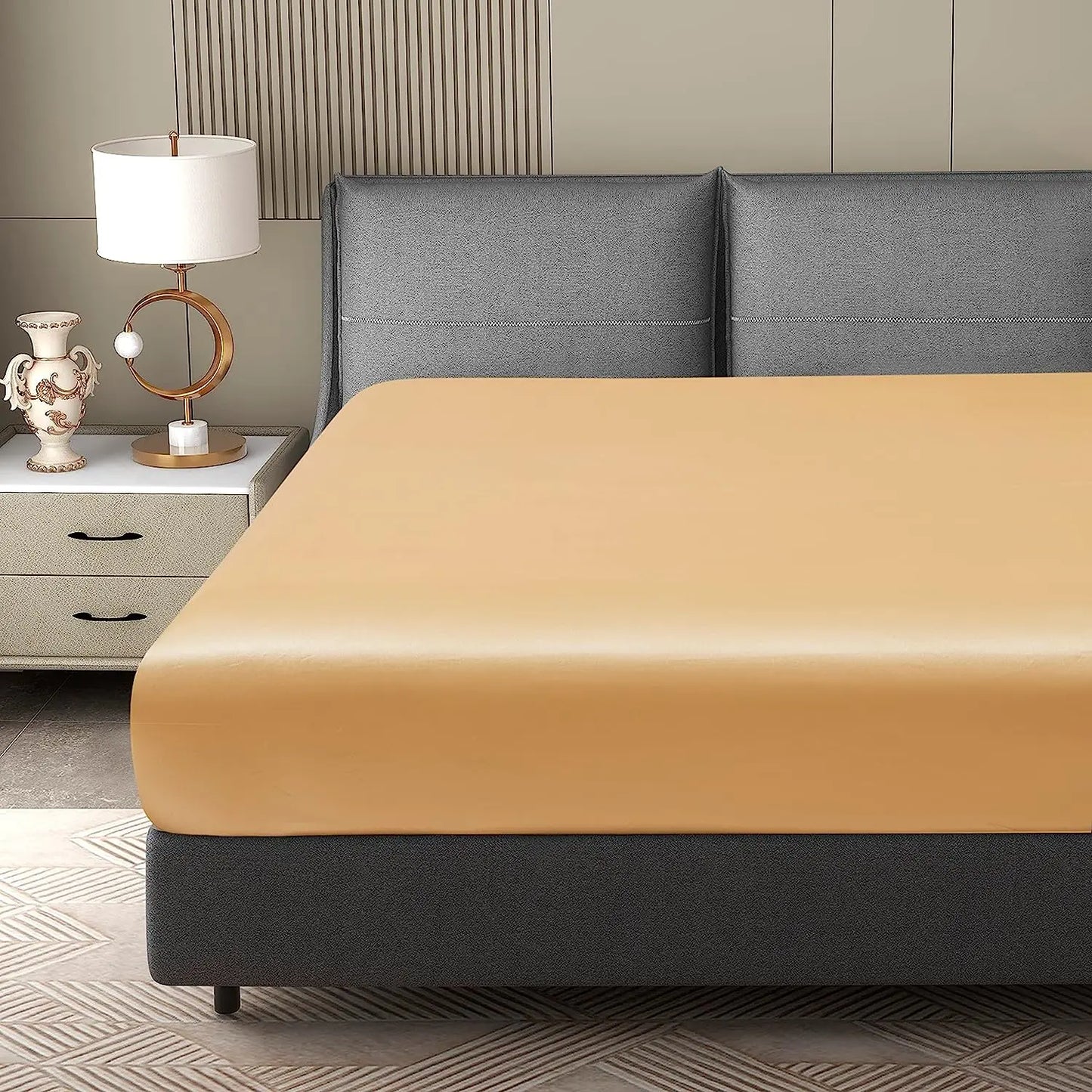 Satin Fitted Sheet | Classic Luxury, Silky Soft