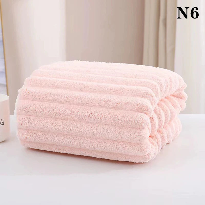 Soft Thickened Water Absorbent Bath Towel Household Wrap Towel Outdoor Beach