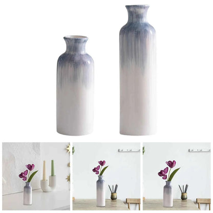 Ceramic Vase Decorative Art Vase Dried Flower Arrangement Flower Vase for Entryway Home Decor