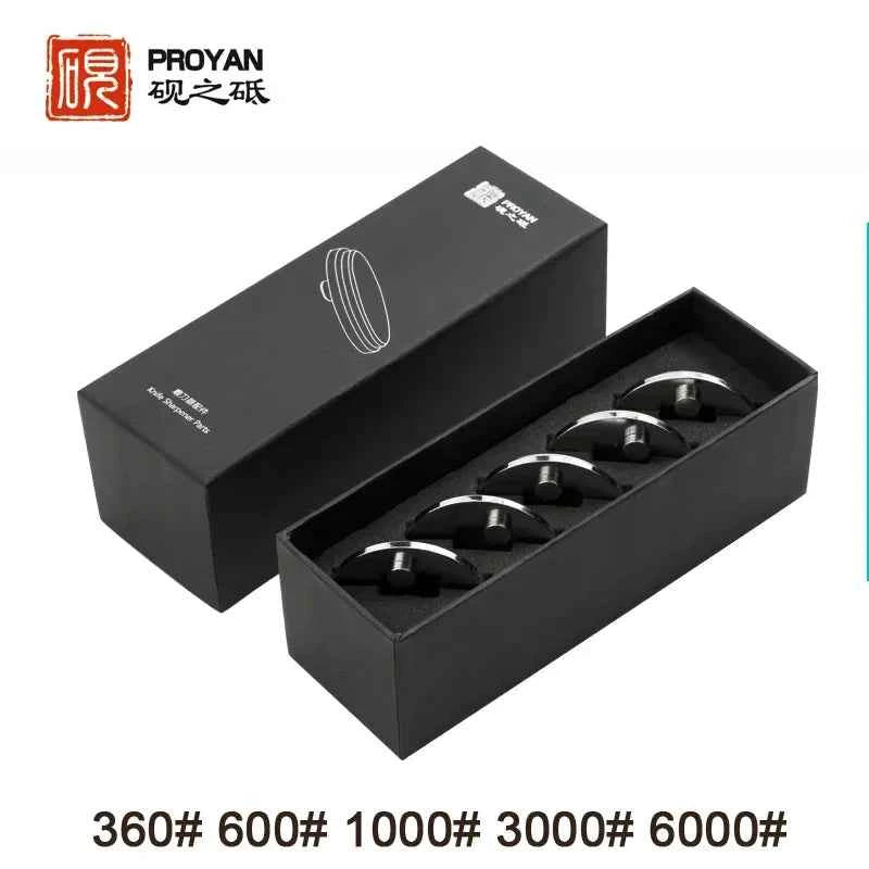 PROYAN Professional Sharpening stone Roller type Fixed Knife Sharpener Diamond Ceramic Whetstone DIY Woodwork Tool Grindstone